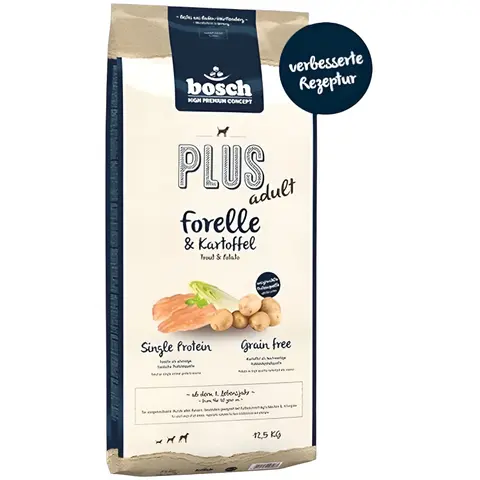 Bosch HPC Soft / Plus – Adult Trout & Potato [Вреќа 12,5кг]