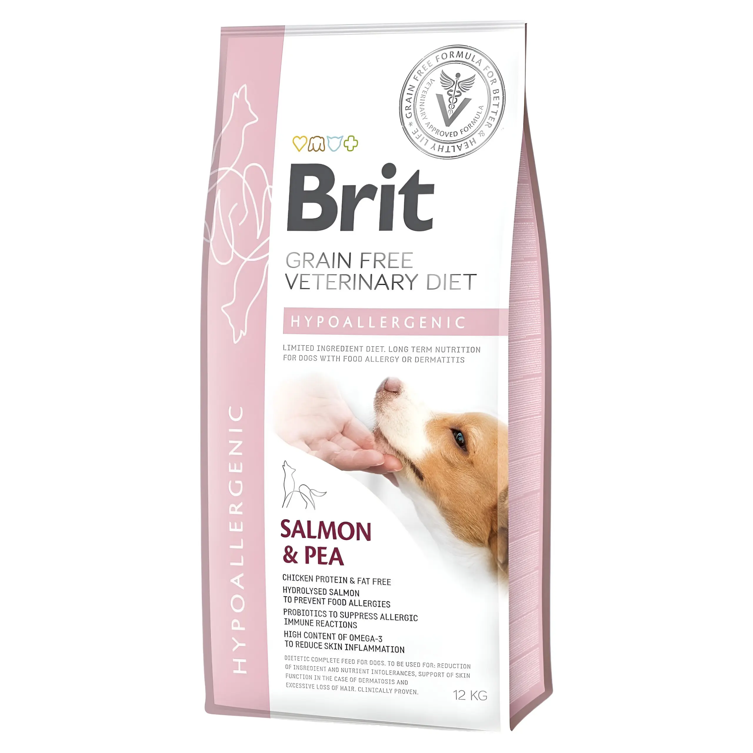 Brit Grain-free Veterinary Diet Hypoallergenic - Ветеринарна медицинска диета за кучиња со алергии и нетолеранција на храна