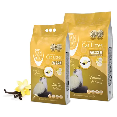 Van Cat Superpremium – Песок за мачиња со мирис на ванила [Кеса 11.8л]