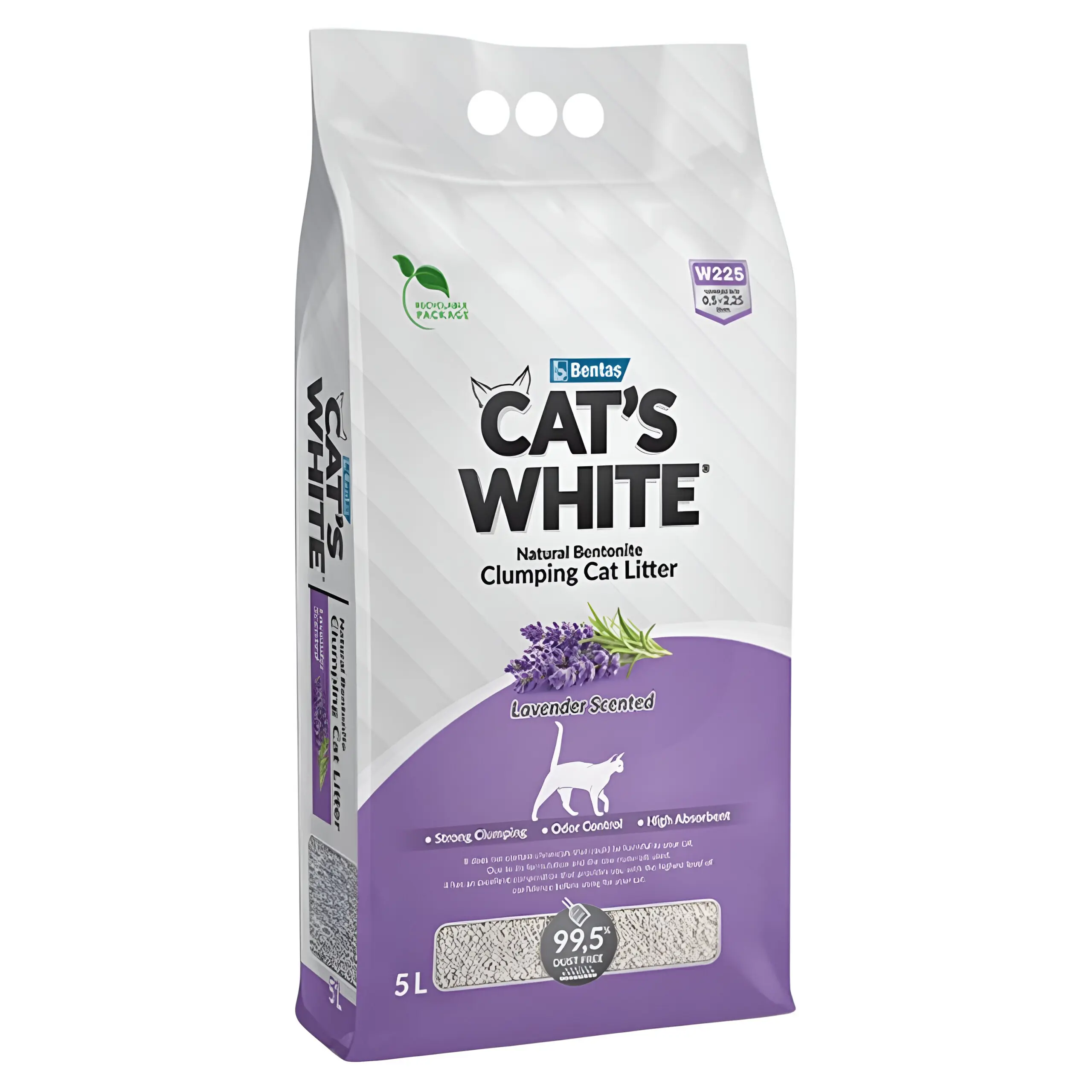 Cats White – Песок за мачиња со мирис на лаванда