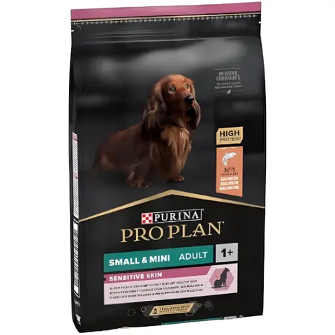 Purina Pro Plan Small ADULT Sensitive Skin Гранули со Лосос [Вреќа 7кг]