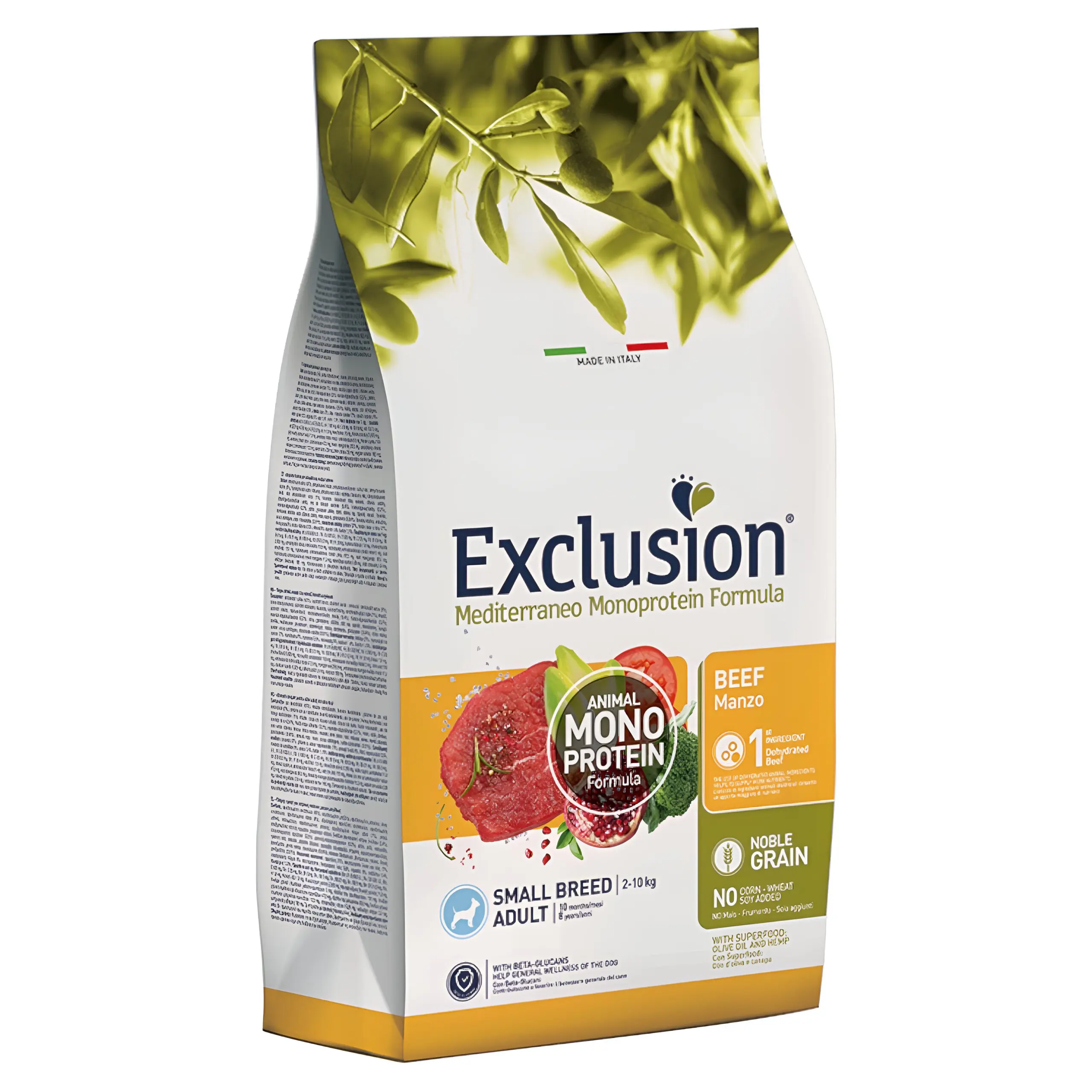 Exclusion Adult Mini Сува храна за Возрасни кучиња од Мал раст со Говедско и зеленчук [Вреќа 7кг]