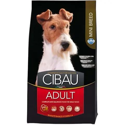 Cibau Adult Mini Сува храна за Возрасни кучиња од Мал раст со Пилешко,Ориз и Риба [Вреќа 7кг]