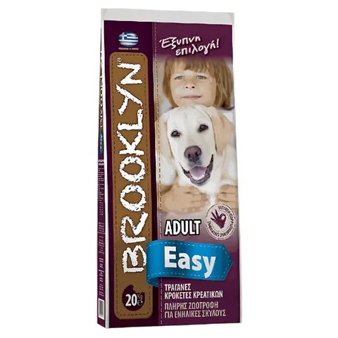 Brooklyn Adult Easy Сува храна за Возрасни кучиња [Вреќа 20кг]