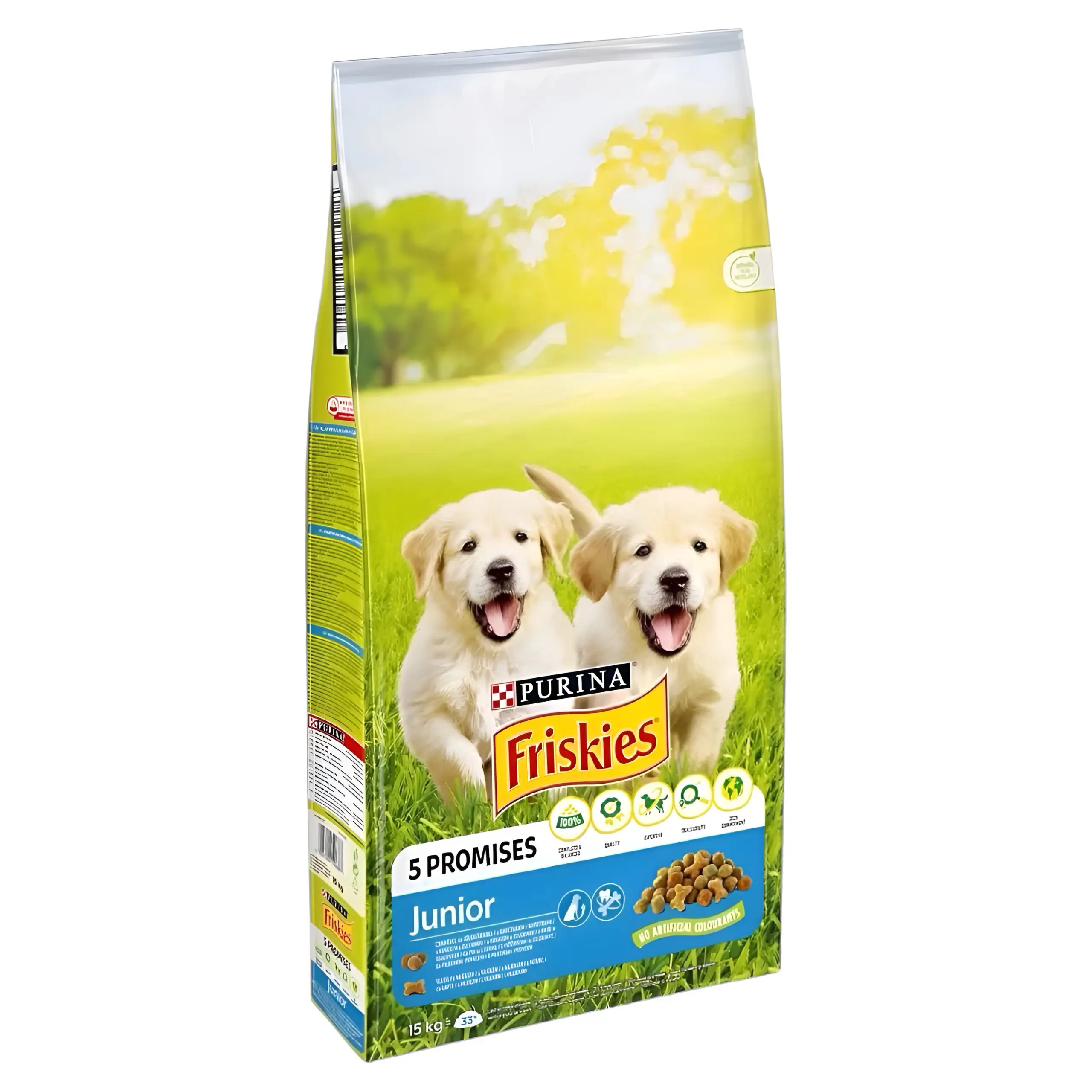 Purina Friskies Junior Гранули со Пилешко и зеленчук [Вреќа 15кг]