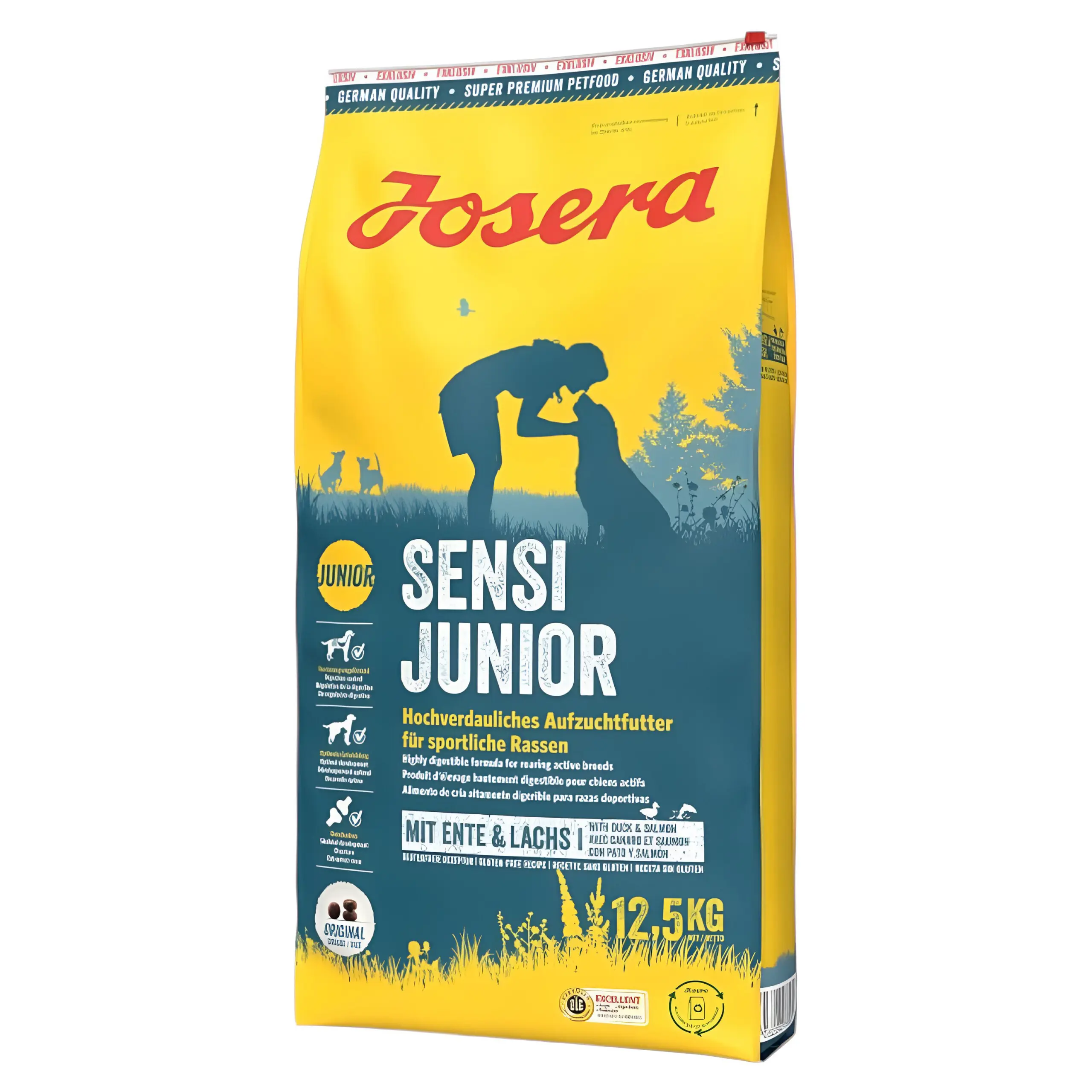 Josera Sensi Junior Гранули со Патка и Лосос [Вреќа 12.5кг] thumb 2