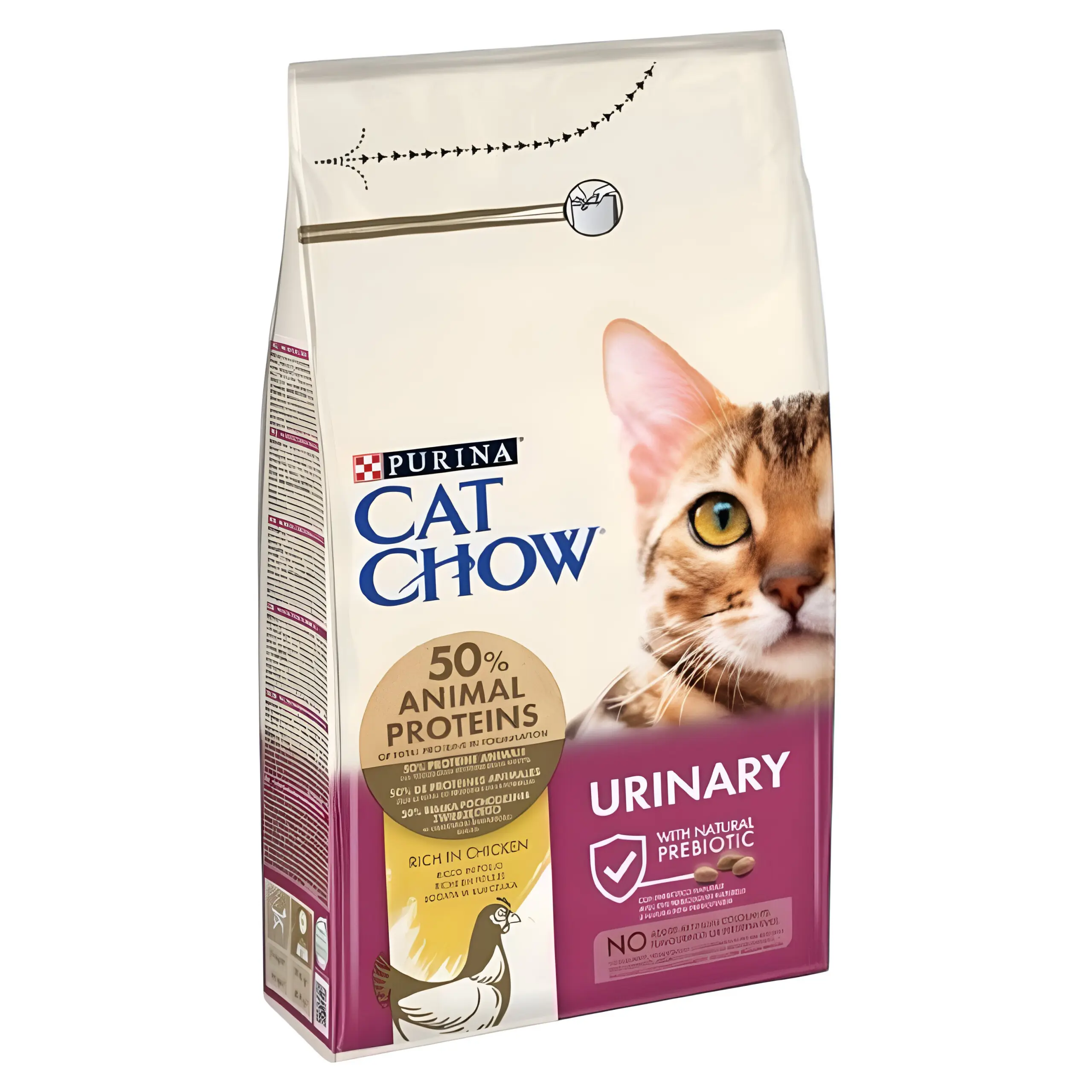 Purina Cat Chow UTH Гранули со Пилешко [Вреќа 15кг]