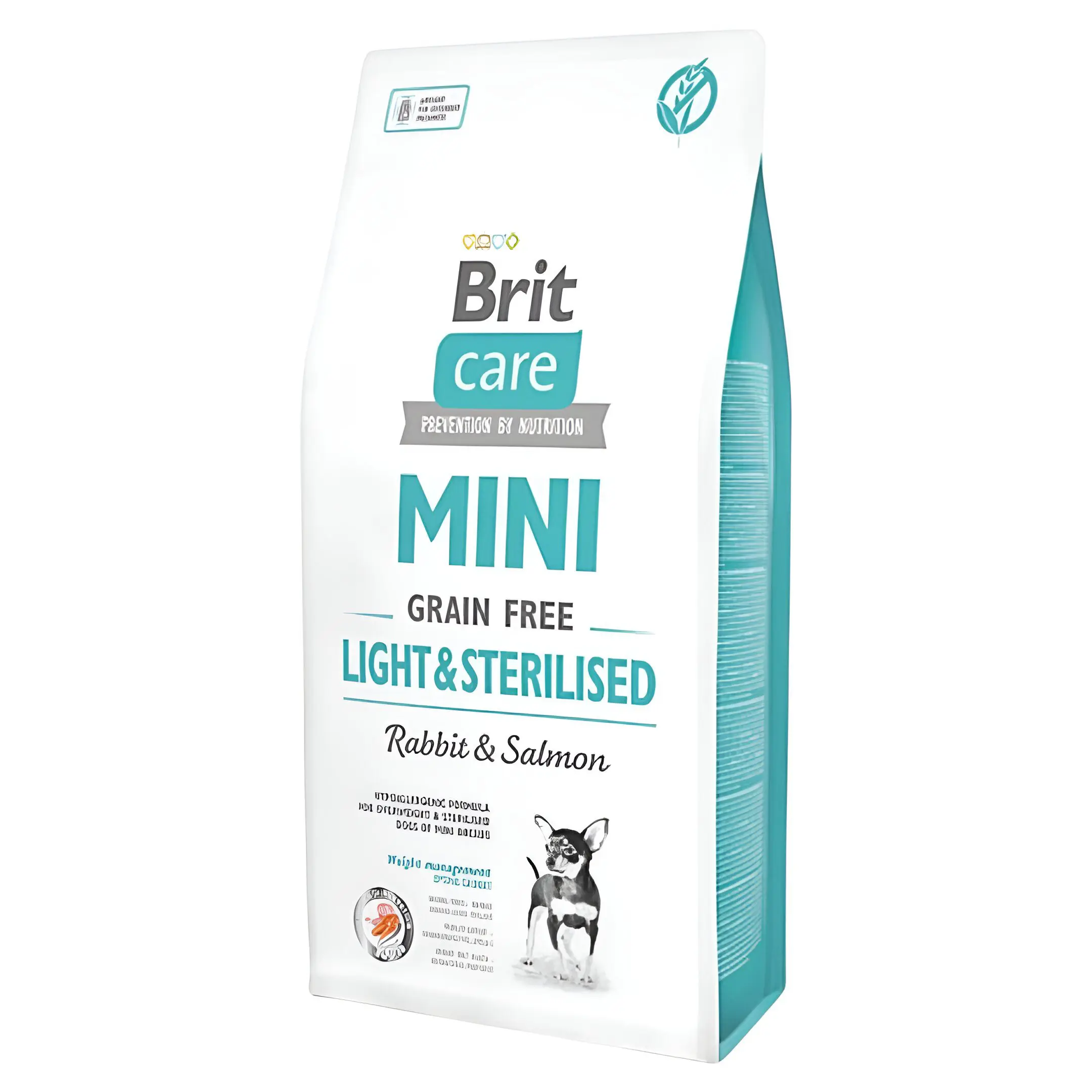Brit Care Mini Light & Sterilised – Храна за стерилизирани мини раси хипоалергена [Вреќа 7кг]