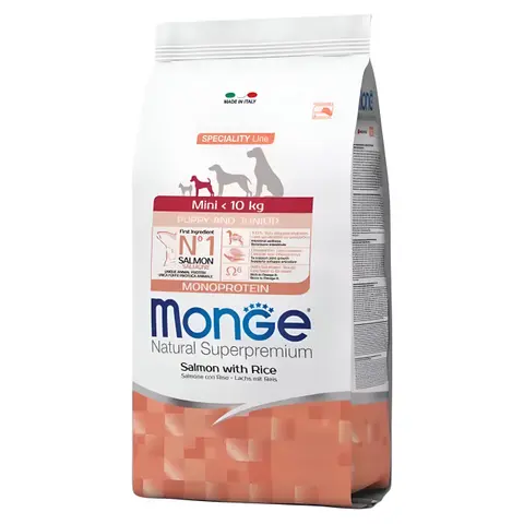 Monge Natural Superpremium Mini Puppy и Junior Monoprotein