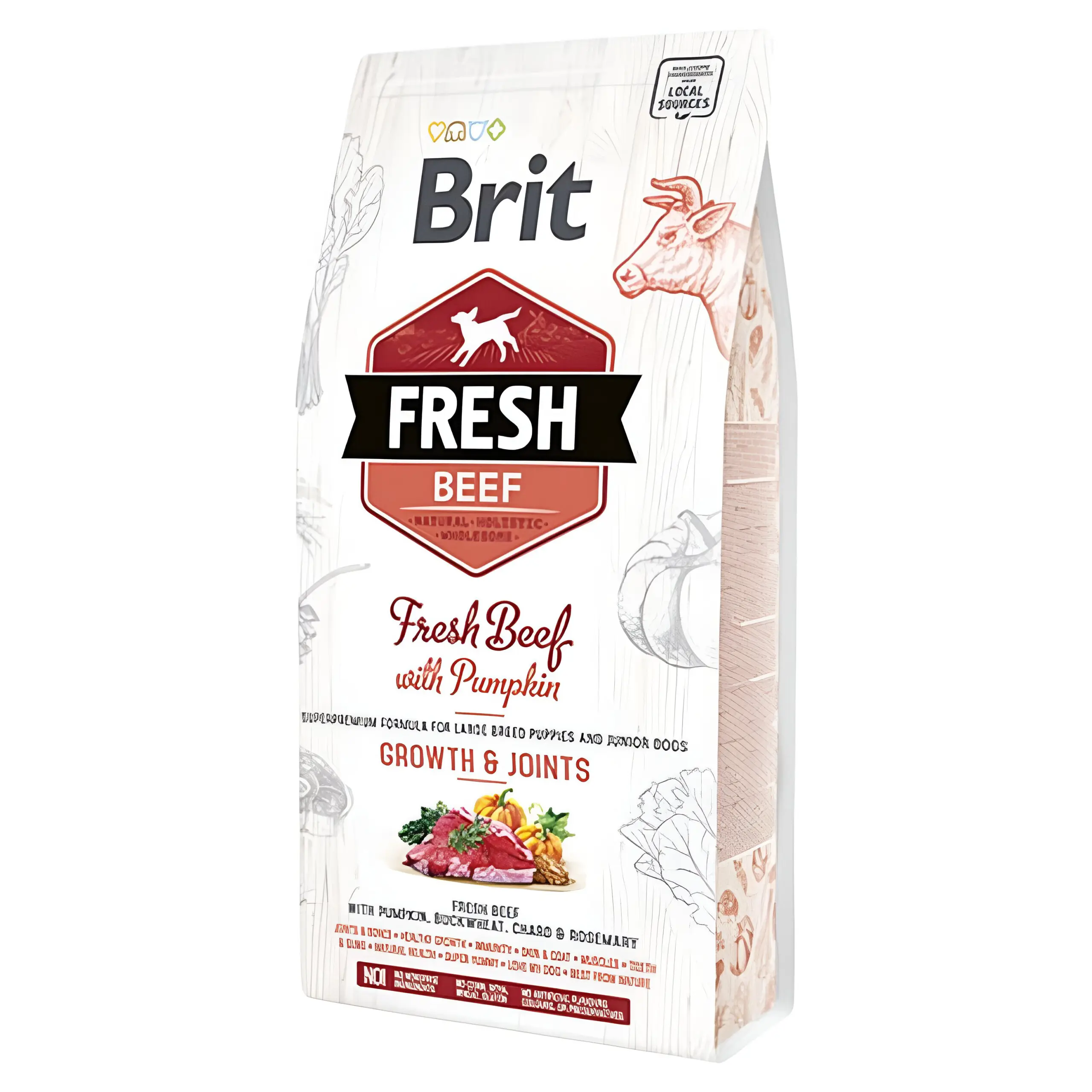 BRIT Fresh Puppy- Суперпремиум храна папи со свежо месо [Вреќа 12кг]