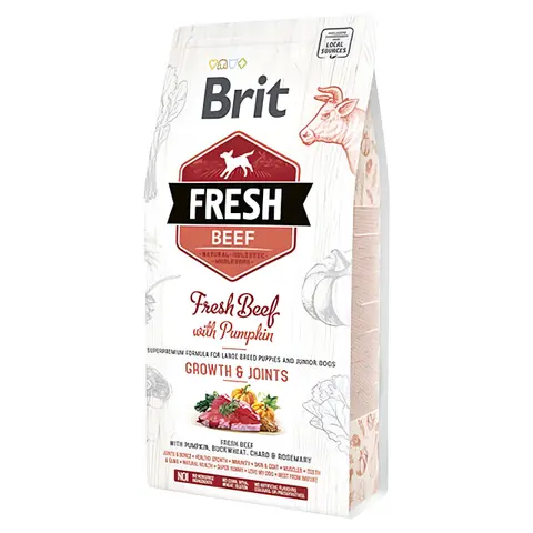 BRIT Fresh Puppy- Суперпремиум храна папи со свежо месо [Вреќа 12кг]