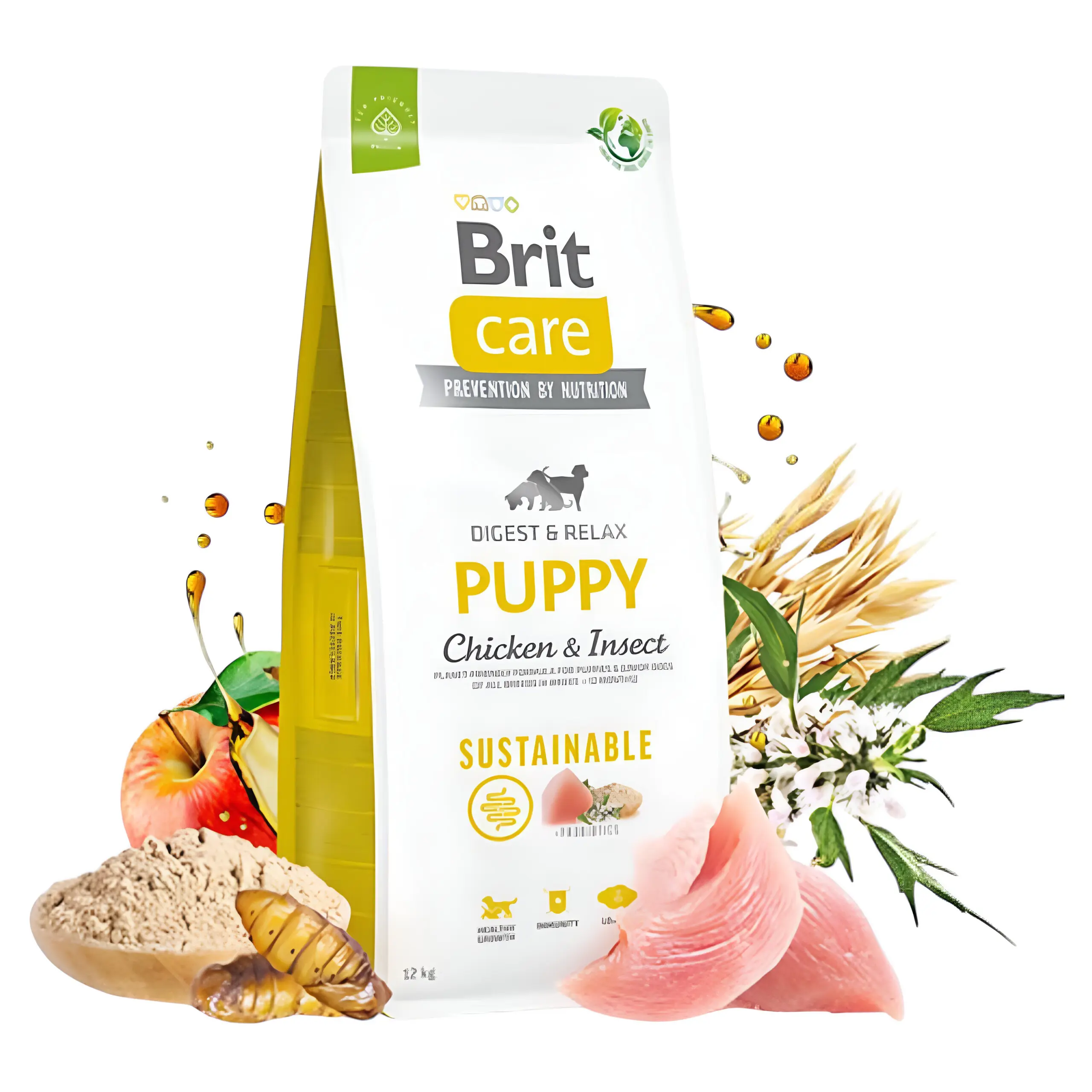 Brit Care Dog Sustainable Puppy – Брит Кер Папи [Вреќа 12кг]