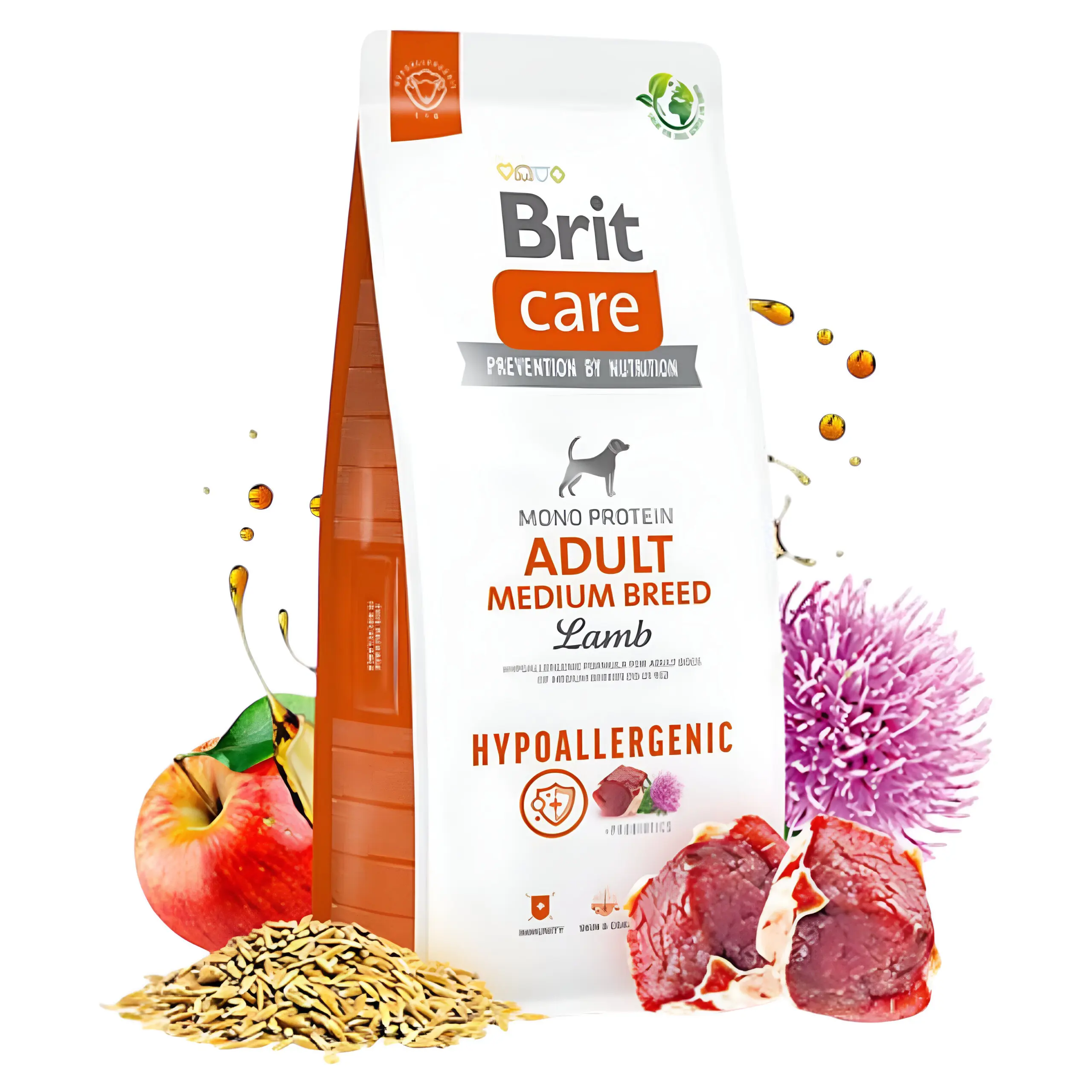 Brit Care Dog Hypoallergenic Adult Medium Breed [Вреќа 12кг]