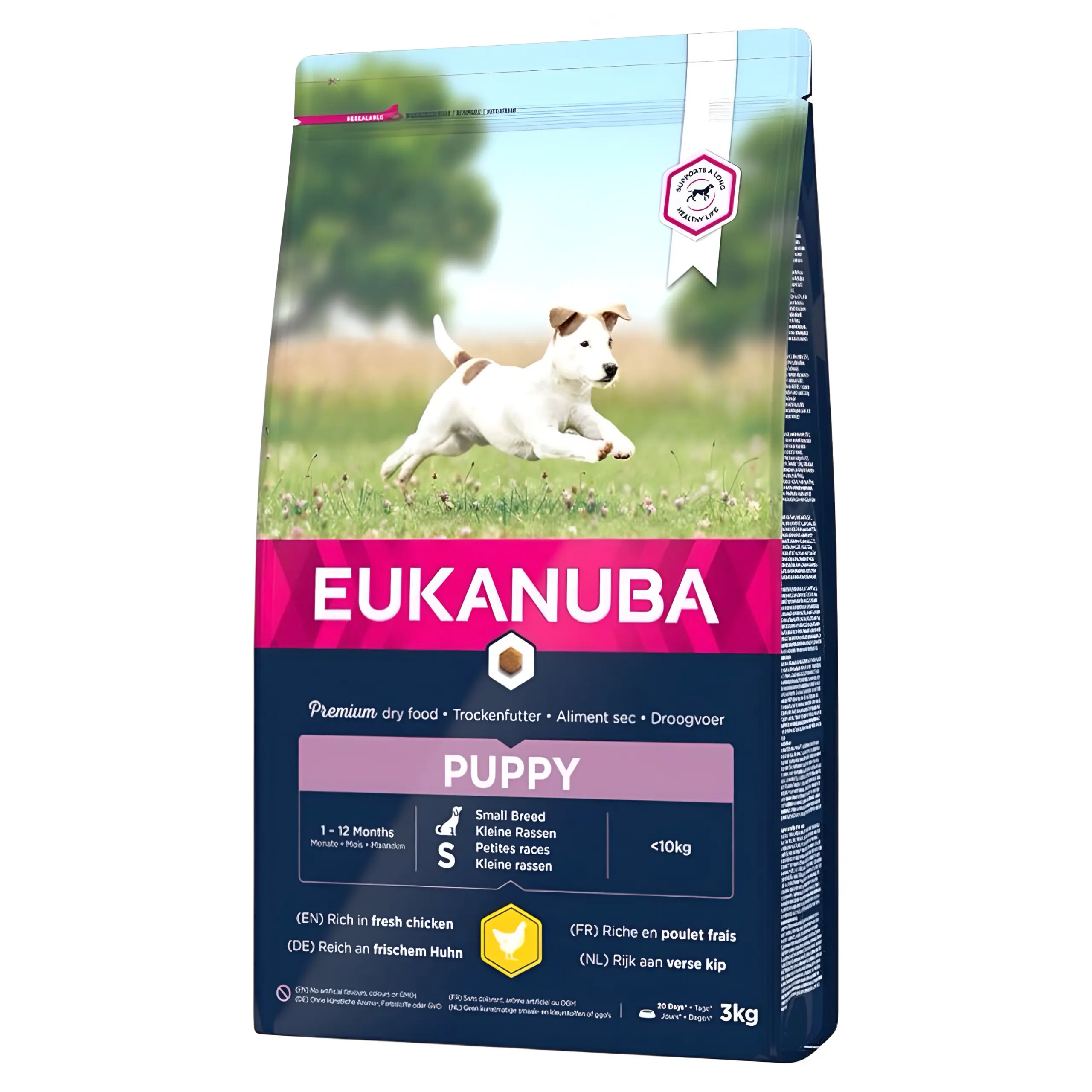 Eukanuba Puppy Small Breed Гранули со Пилешко и Зеленчук [Вреќа 3кг]
