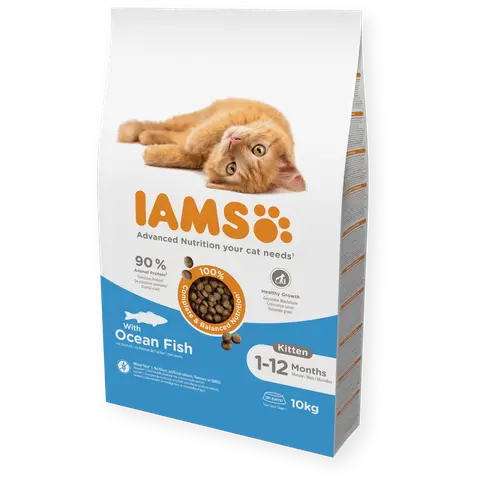 IAMS Kitten со океанска риба [Вреќа 10кг]