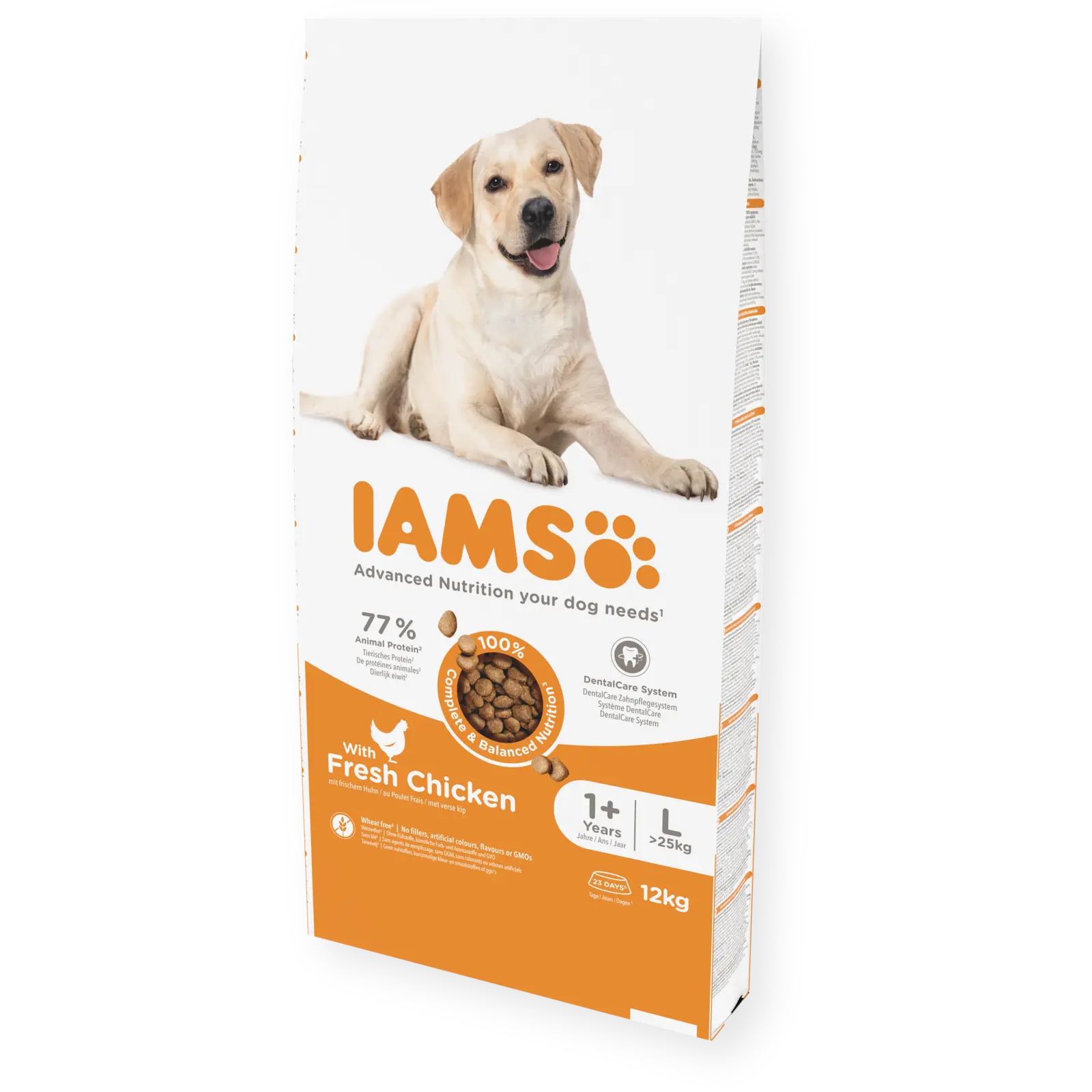IAMS Adult Large Breed со свежо пилешко месо [Вреќа 12кг]