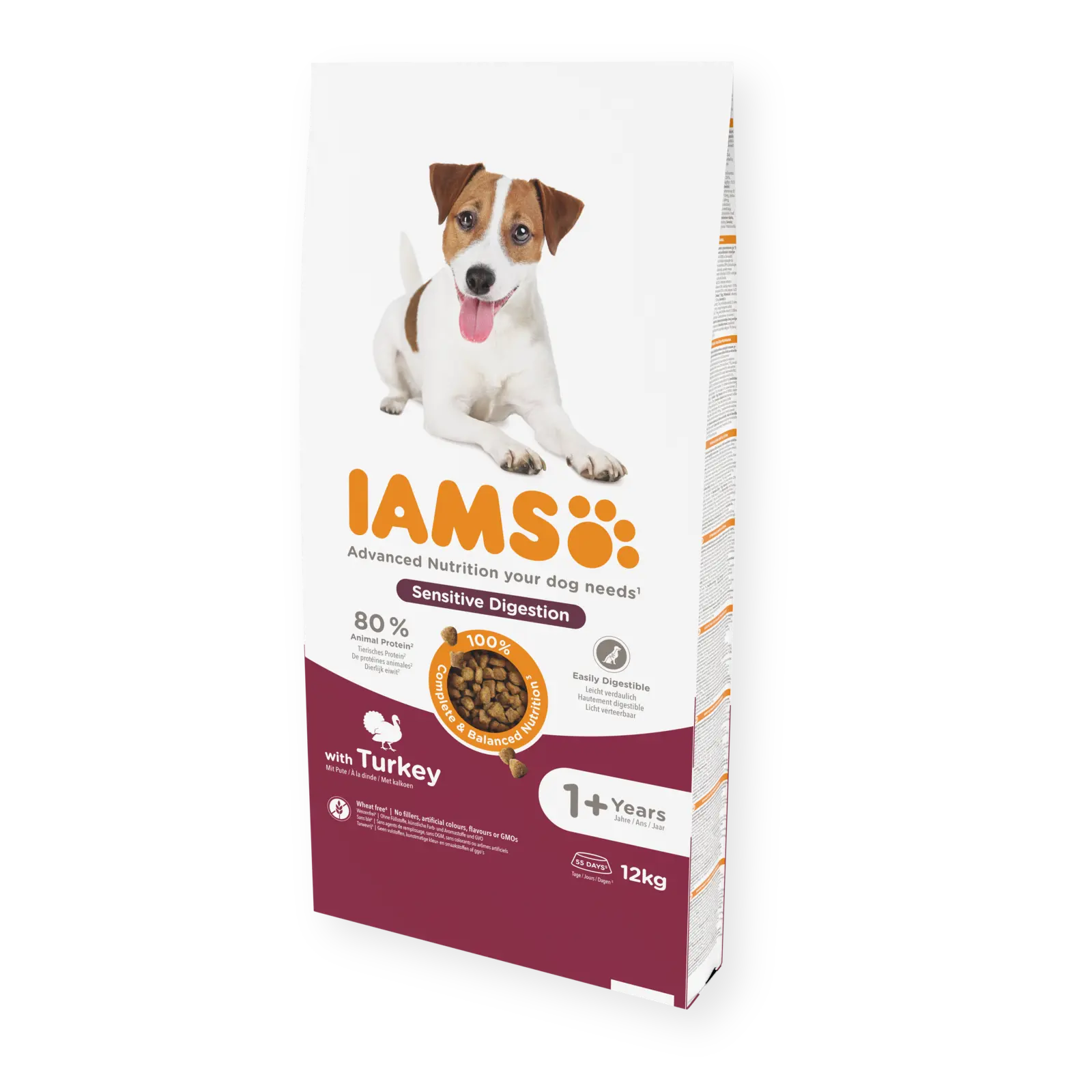 IAMS Sensitive Digestion Adult All Breed со мисиркино месо [Вреќа 12кг]