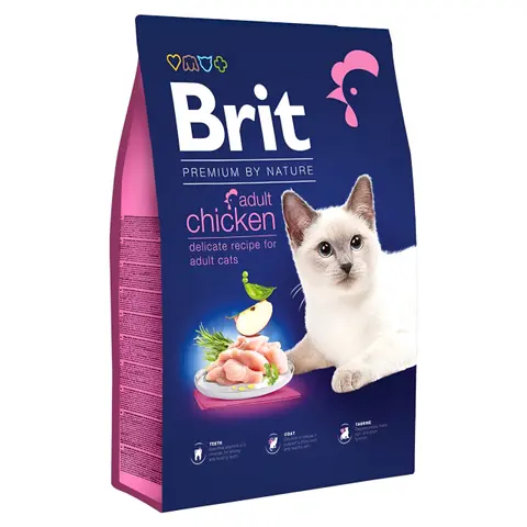 Brit Premium Adult Гранули со Пилешко и зеленчук [Вреќа 8кг]