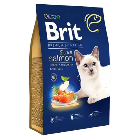 Brit Premium Adult Гранули со Лосос и зеленчук [Вреќа 8кг]