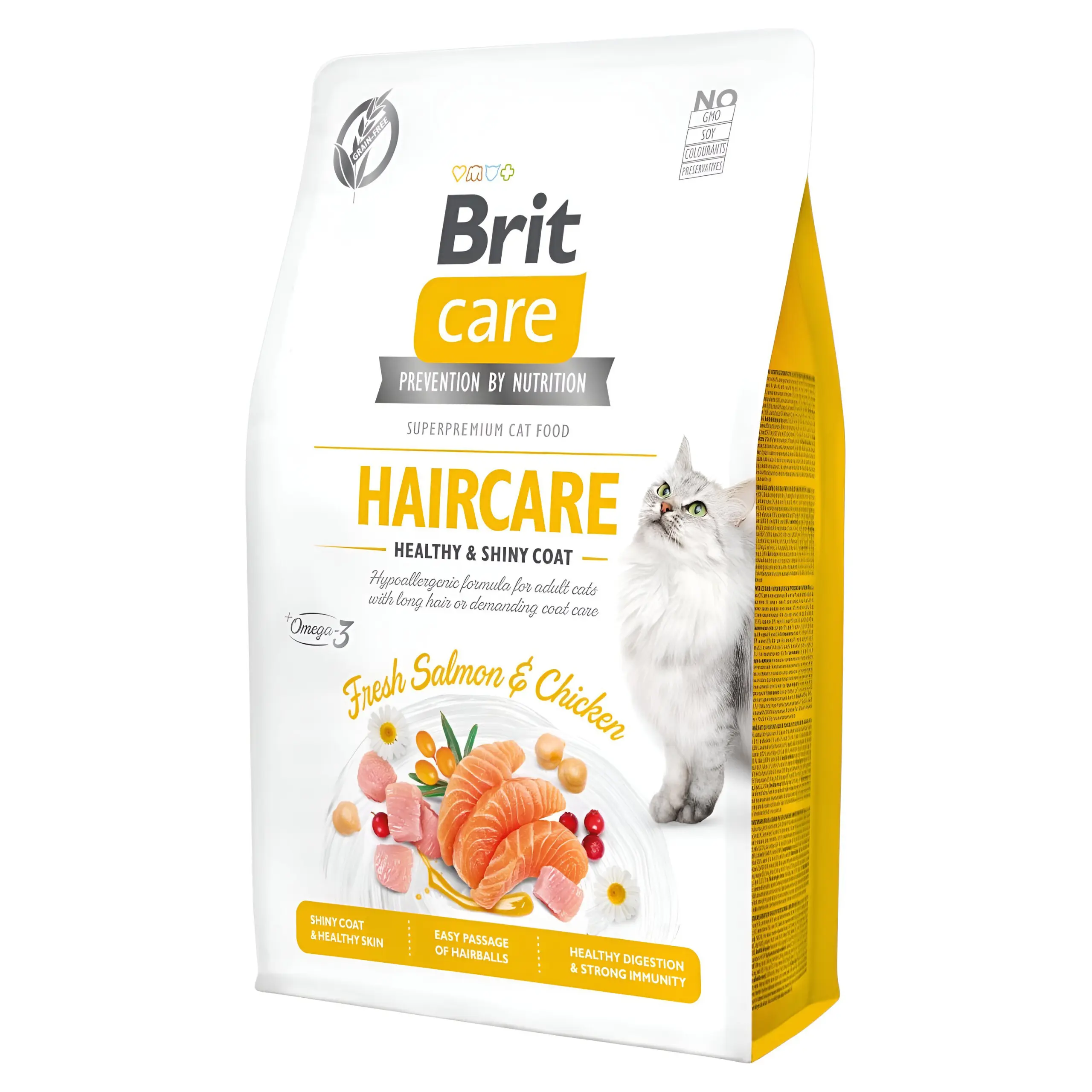 Brit Care Haircare Heаlthy & Shiny coat Гранули со Лосос и Пилешко [Вреќа 7кг]