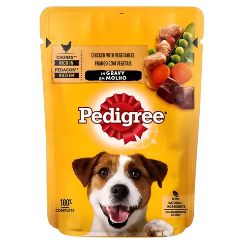 Pedigree Adult Парчиња со Пилешко во сос [Кесичка 100гр]