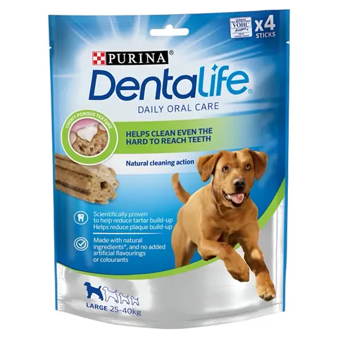 Dentalife LARGE Стапчиња со вкус на Пилешко [Кесичка 142гр]