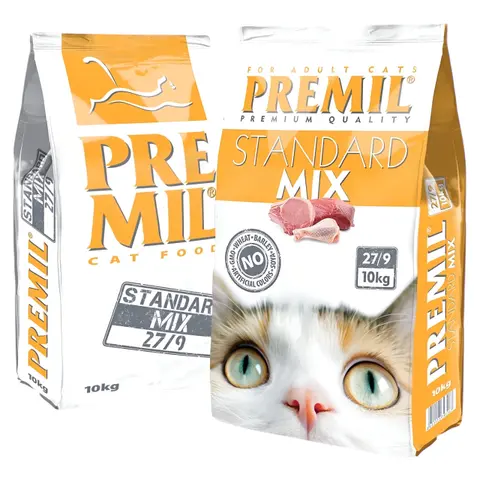 Premil Standard Mix Гранули со Пилешко, Свинско и Говедско [Вреќа 10кг]