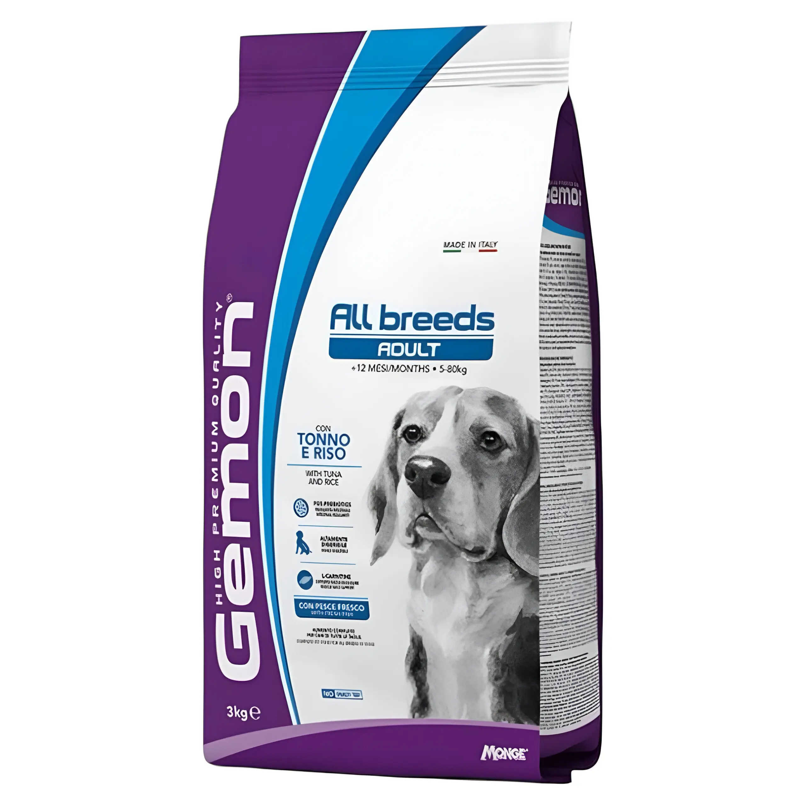 Gemon All Breeds Adult Гранули со Туна и Ориз [Вреќа 3кг]