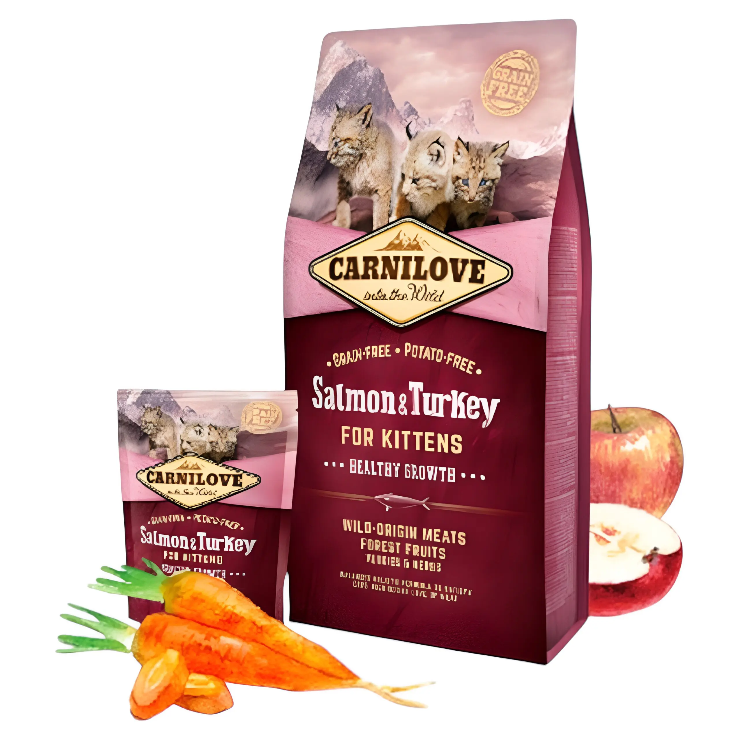Carnilove Kitten Гранули со Лосос и мисирка [Вреќа 6кг]