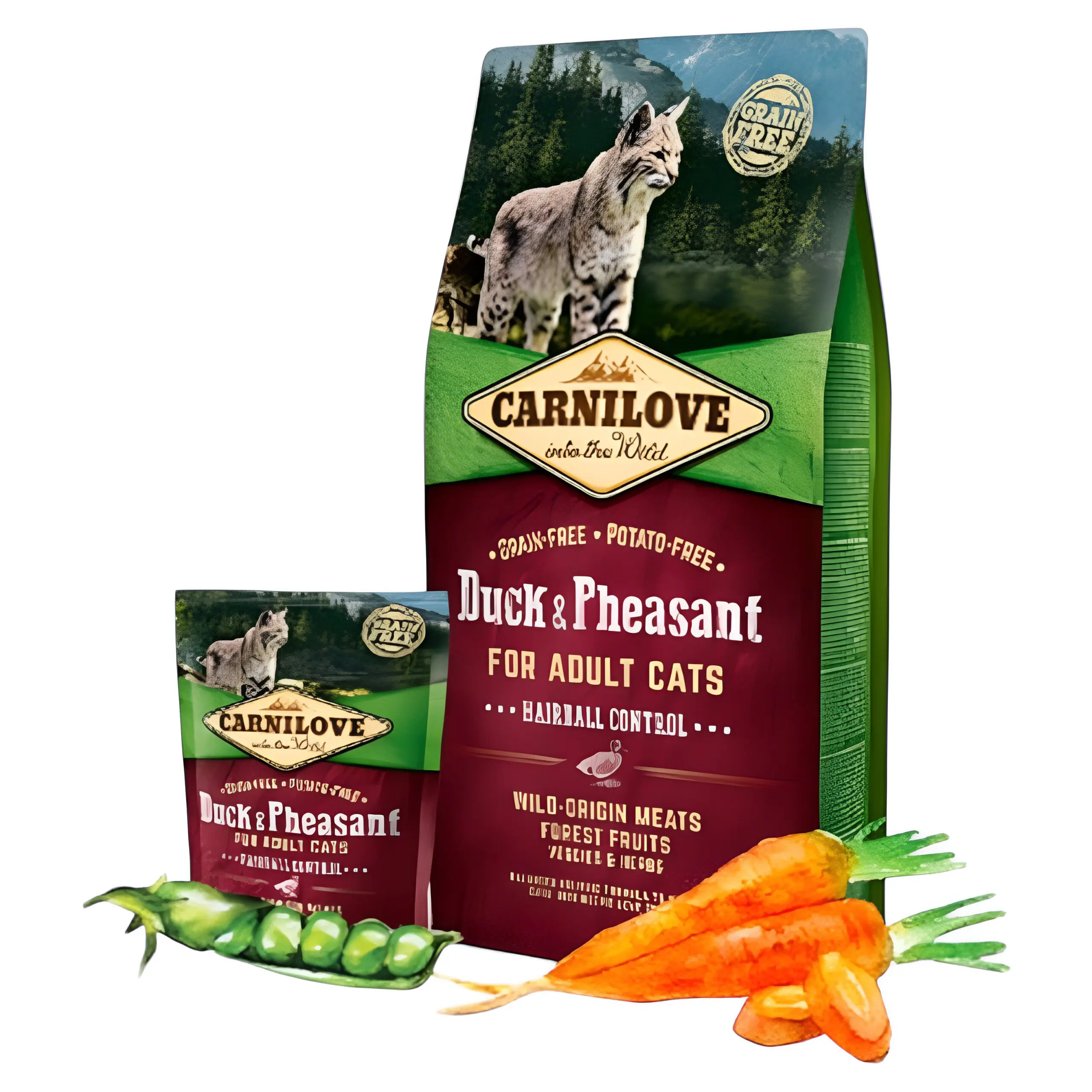 Carnilove Hairball control Гранули со Патка и Фазан [Вреќа 6кг]