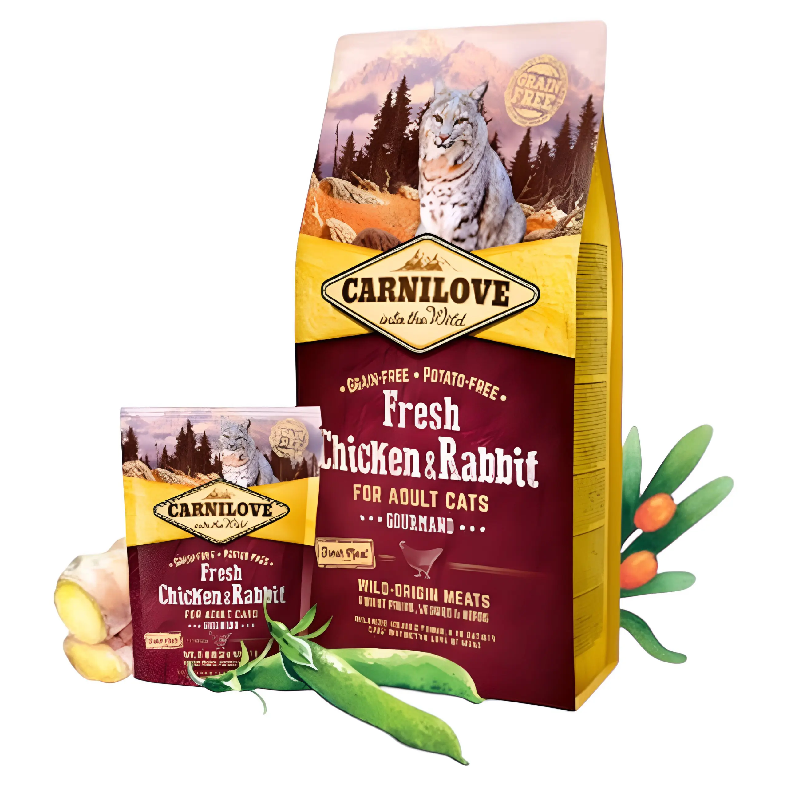 Carnilove Fresh Adult Гранули со Зајак и Пилешко [Вреќа 6кг]