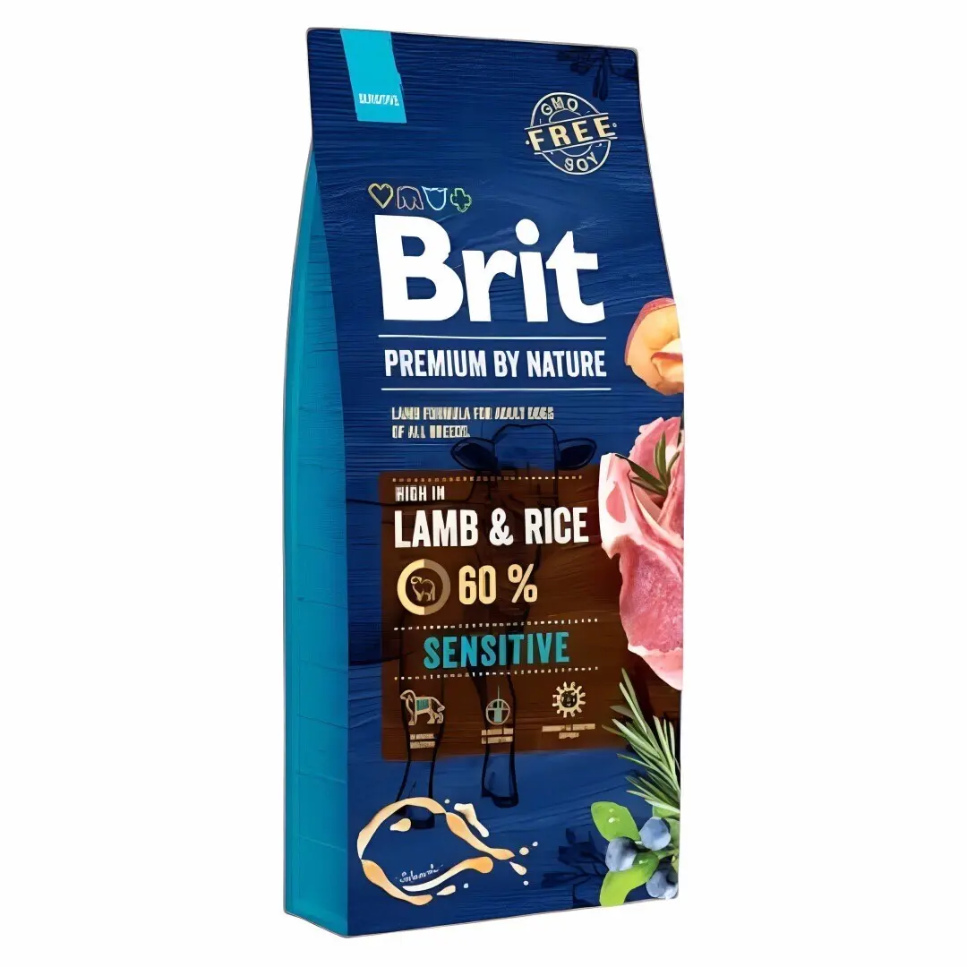 BRIT Premium Sensitive Adult M Гранули со Јагнешко