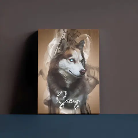 Smokeart - Персонализиран портрет на канвас