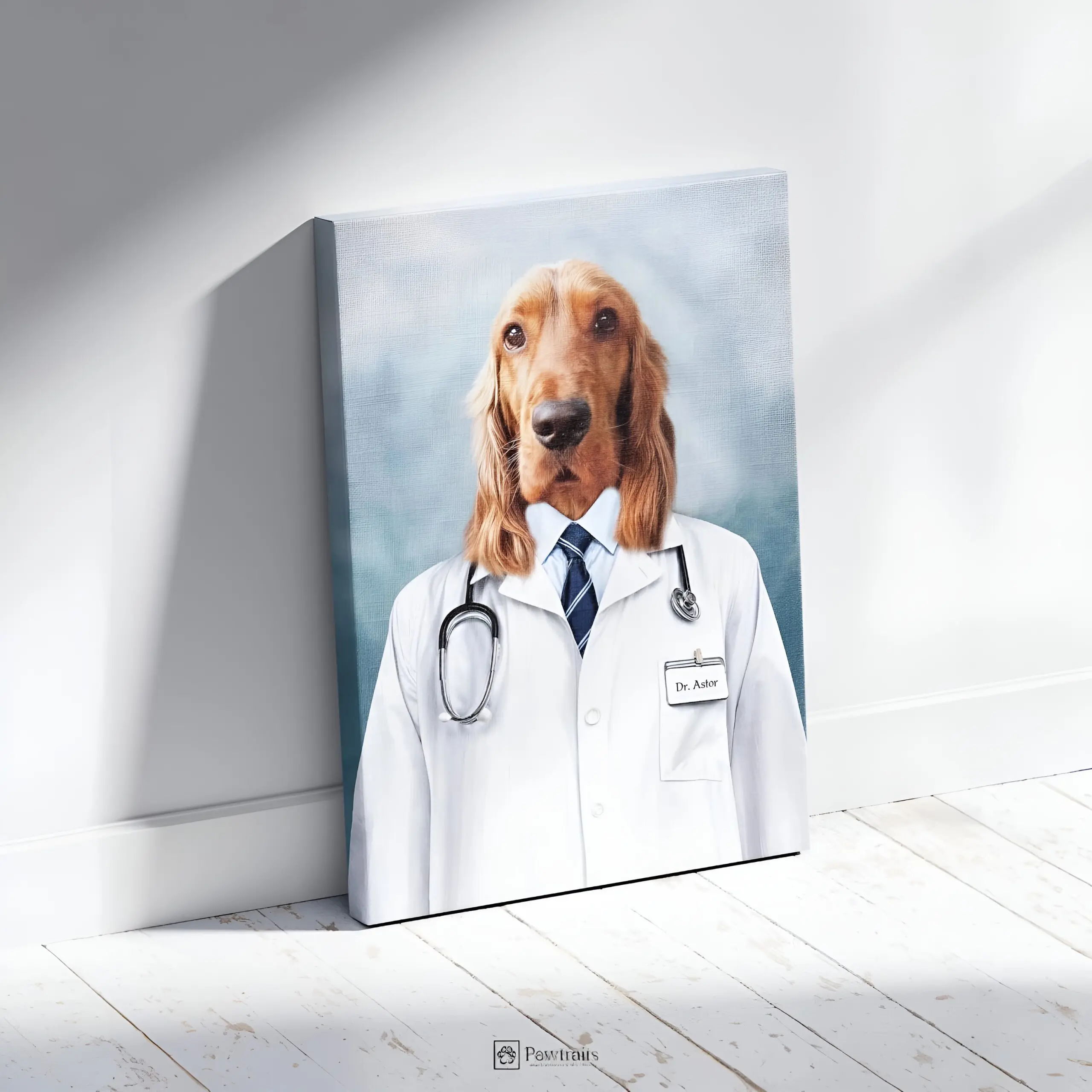 Dr. Canine - Персонализиран портрет на канвас