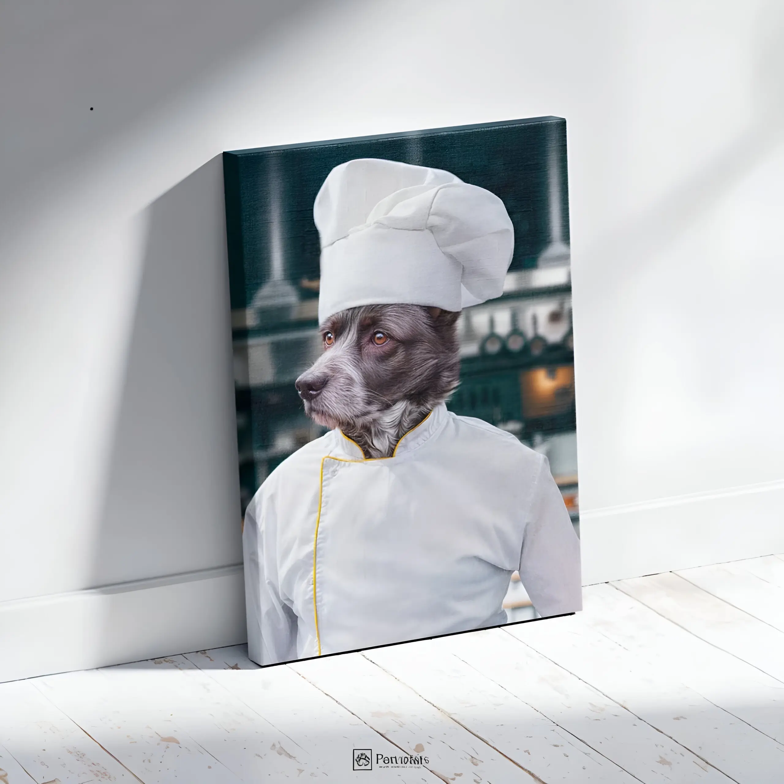 Chef Pup - Персонализиран портрет на канвас