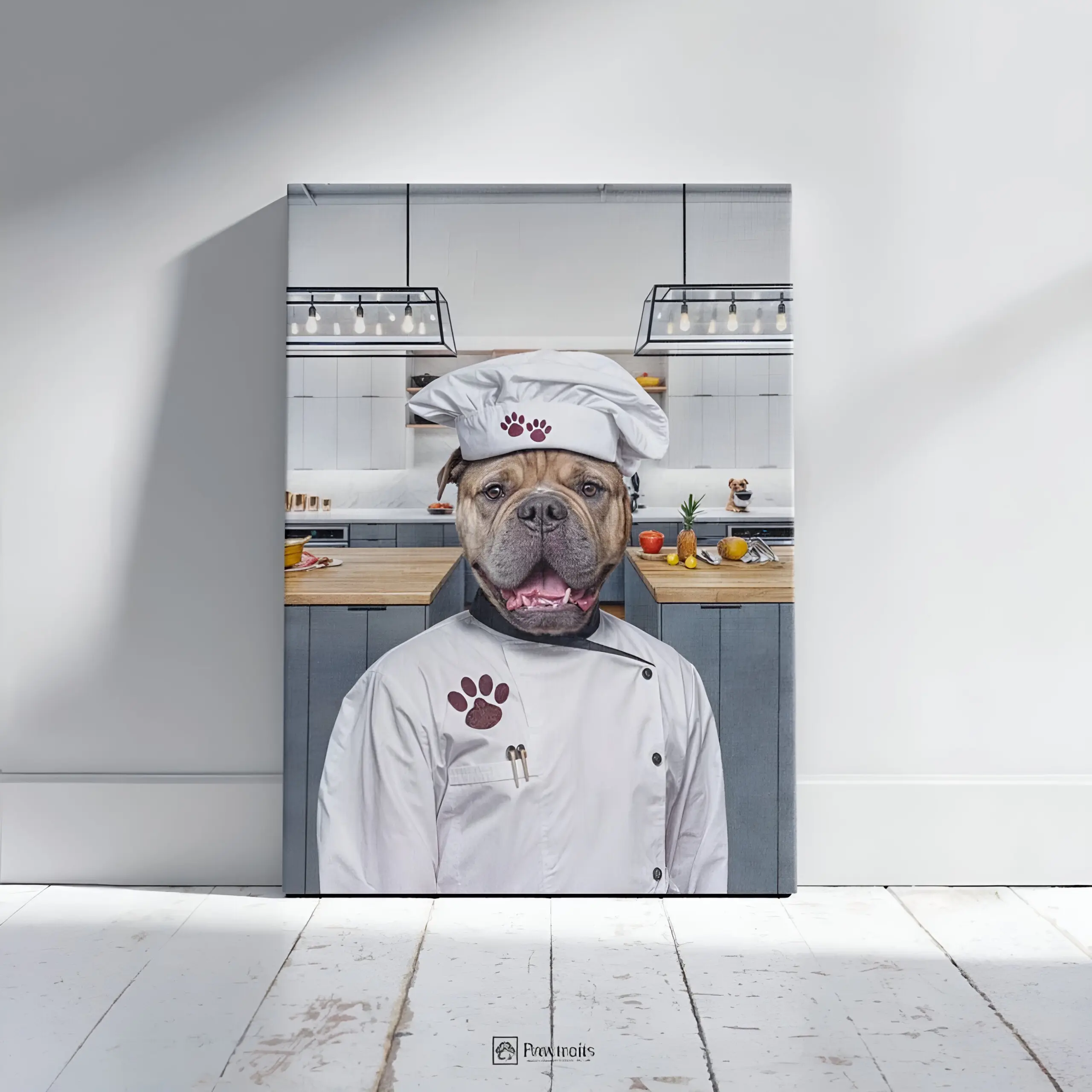 Culinary Canine - Персонализиран портрет на канвас