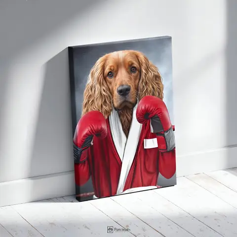 The Boxer - Персонализиран портрет на канвас