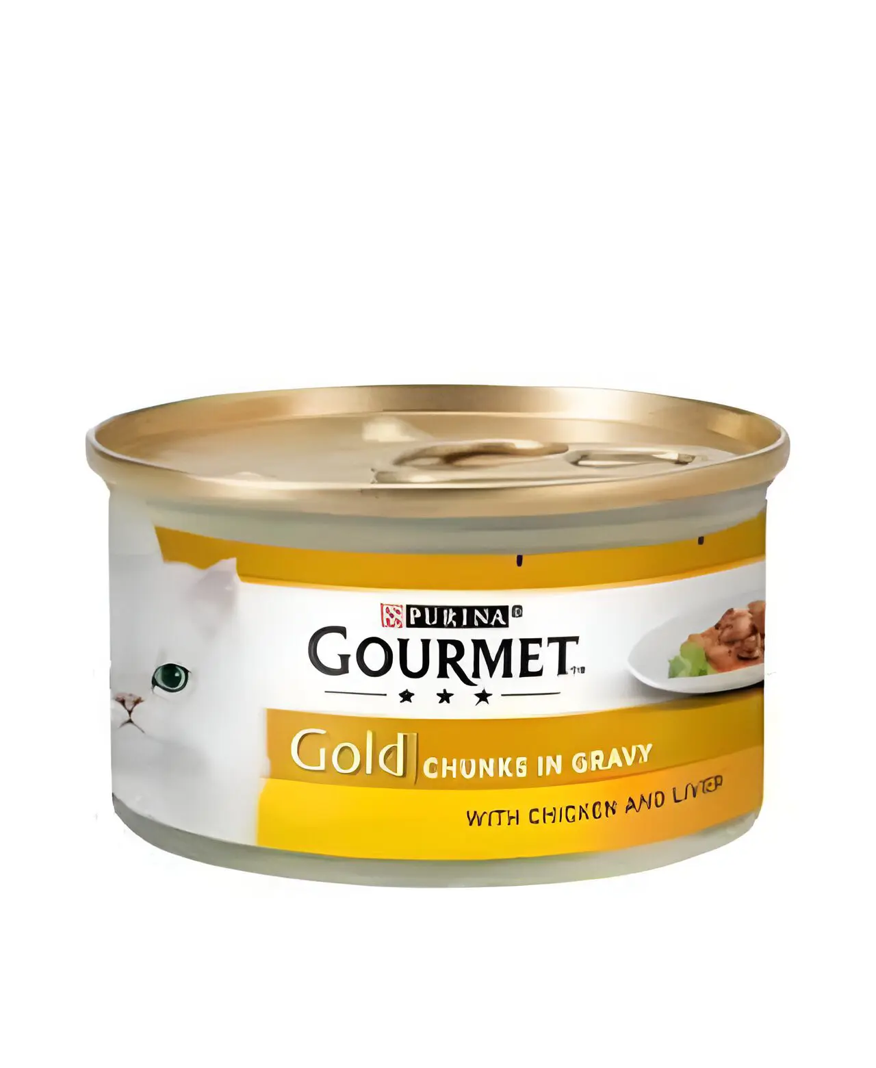 Gourmet Gold Парчиња со Пилешко и Црн дроб во сос [Конзерва 85гр]