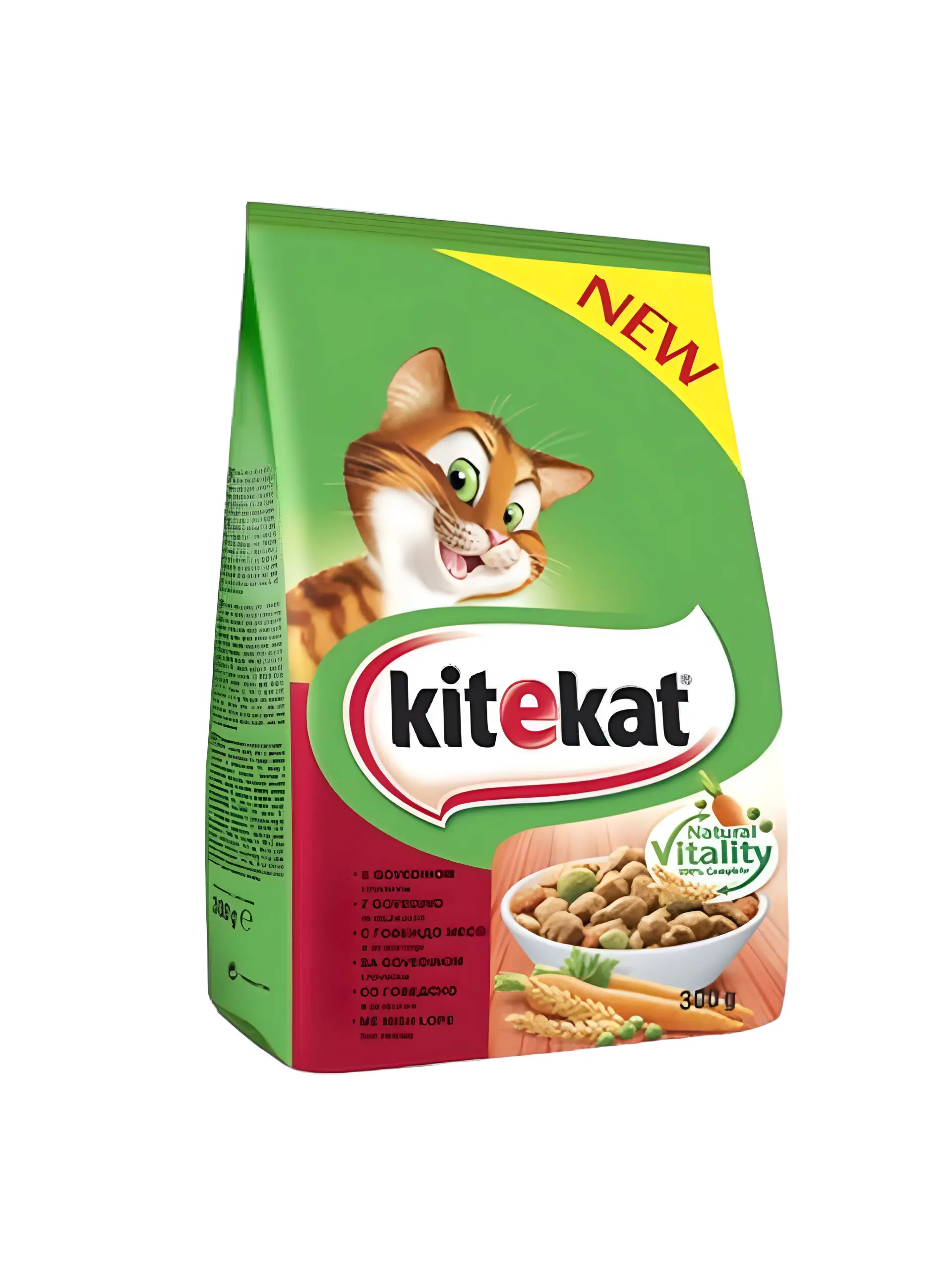 KiteKat Гранули со говедско месо [Вреќа 300гр]