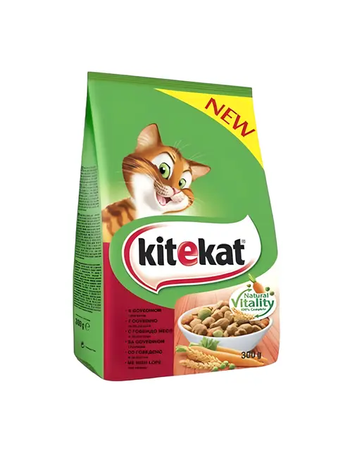 KiteKat Гранули со говедско месо [Вреќа 300гр]