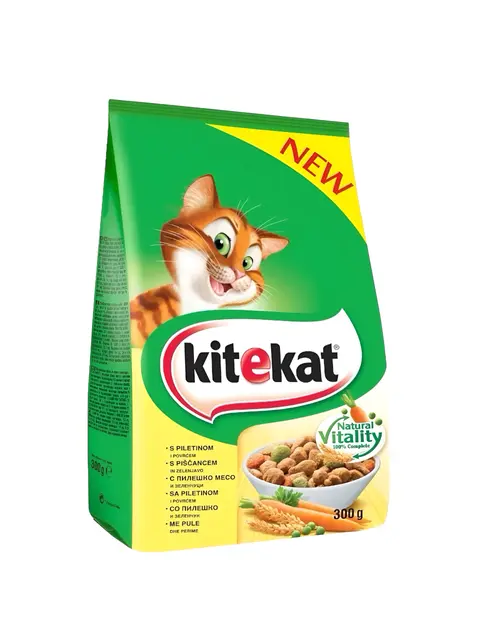 KiteKat Гранули со Пилешко месо [Вреќа 300гр]