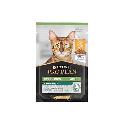 Purina Pro Plan Sterilised Nutrisavour со парчиња Пилешко во сос [Кесичка 85гр]