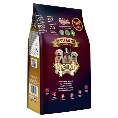 Frendy Premium Grain Free Adult Menu [Вреќа 8.5кг]