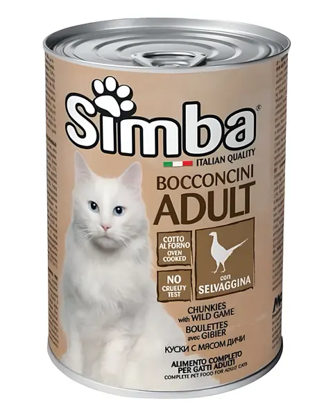 Simba Парчиња Диво Месо во сос [Конзерва 415г]