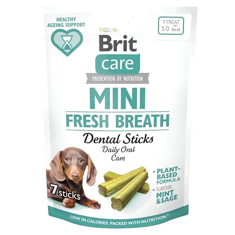 Brit Care Mini Dental Stick – Fresh Breath (120 г / 7 парчиња)