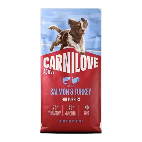 Carnilove Active Grain & Potato Free Active Salmon & Turkey for Puppies [Вреќа 12кг]