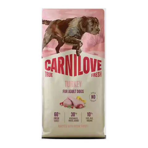 Carnilove True Fresh Grain & Potato Free Turkey for Adult Dogs [Вреќа 12кг]