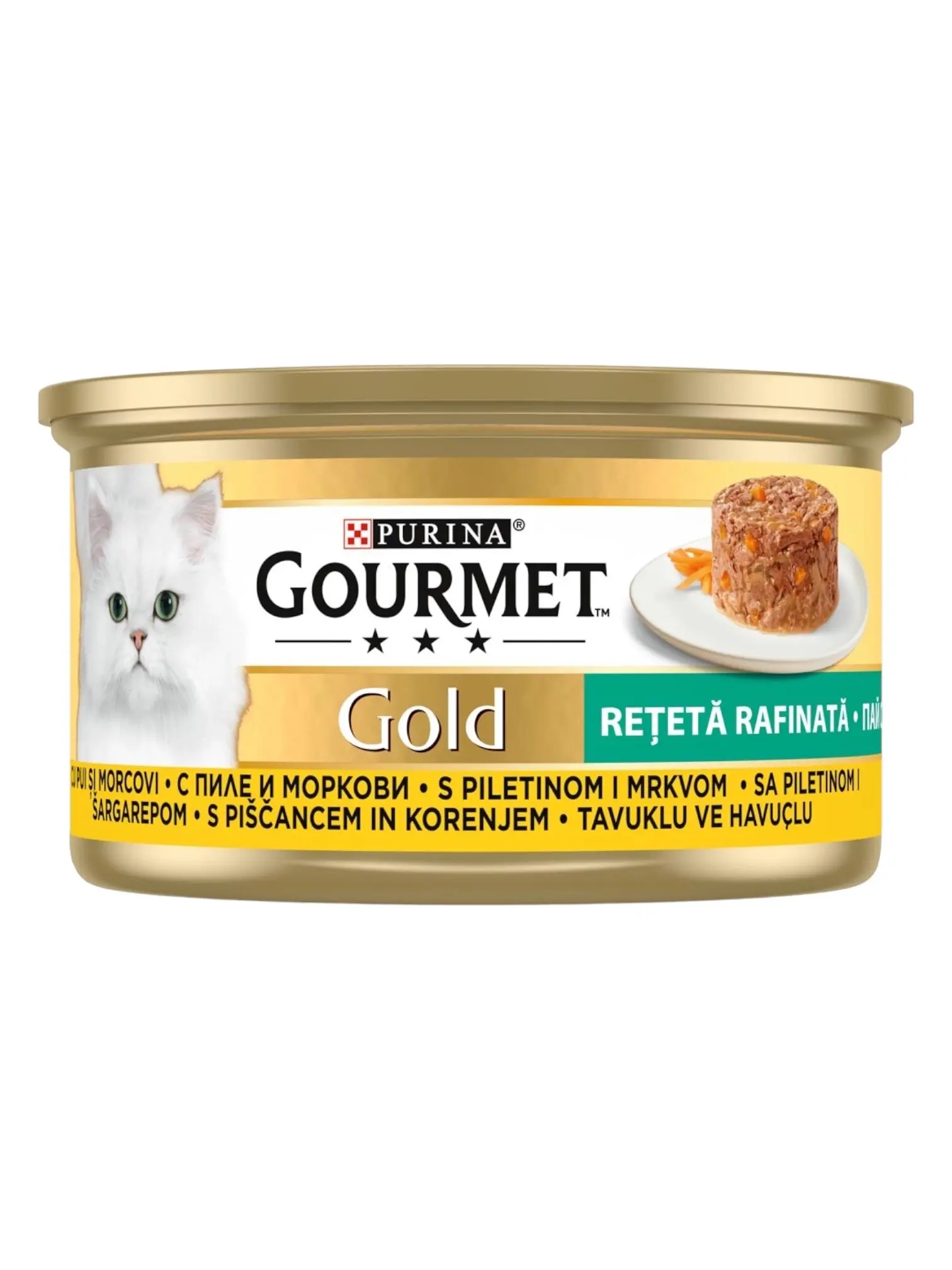Gourmet Gold Солена торта со Пилешко и морков во сос [Конзерва 85гр]