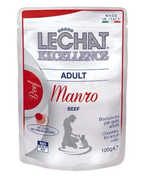LeChat Паштета со Говедско [Кесичка 100гр]
