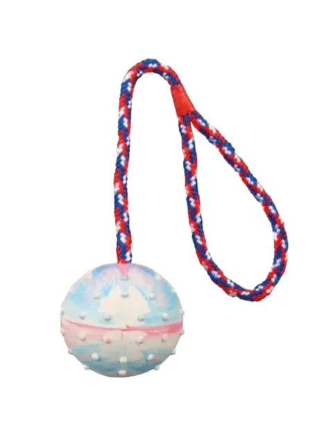 Играчка Топка со Јаже 6цм/30цм